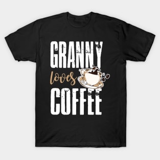 Granny Loves Coffee T-Shirt